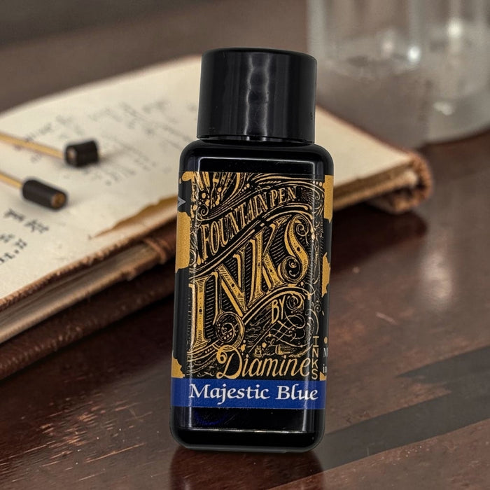 Diamine Majestic Blue Fountain Pen Ink 30ml.