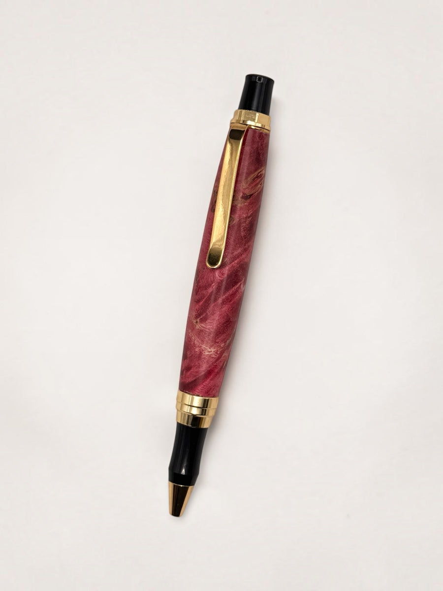 179 Dyed Maple Nimble Burl twist