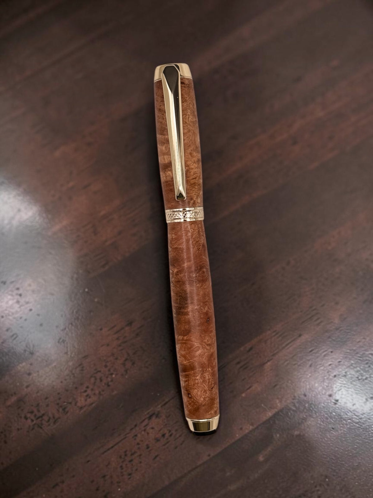 191 Orion Chechen Burl Fountain Pen