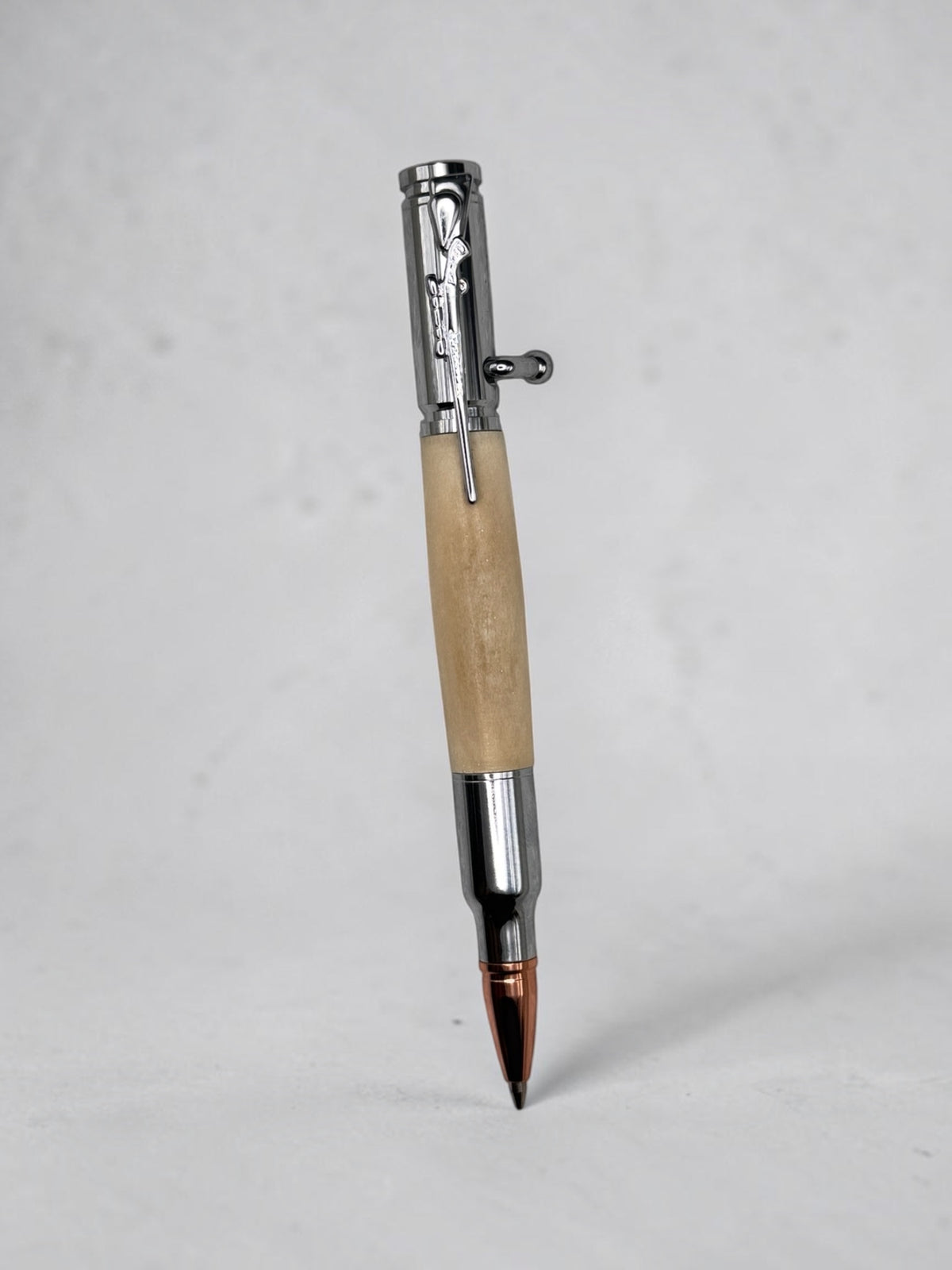 105 Deer Antler Bolt Action Pen