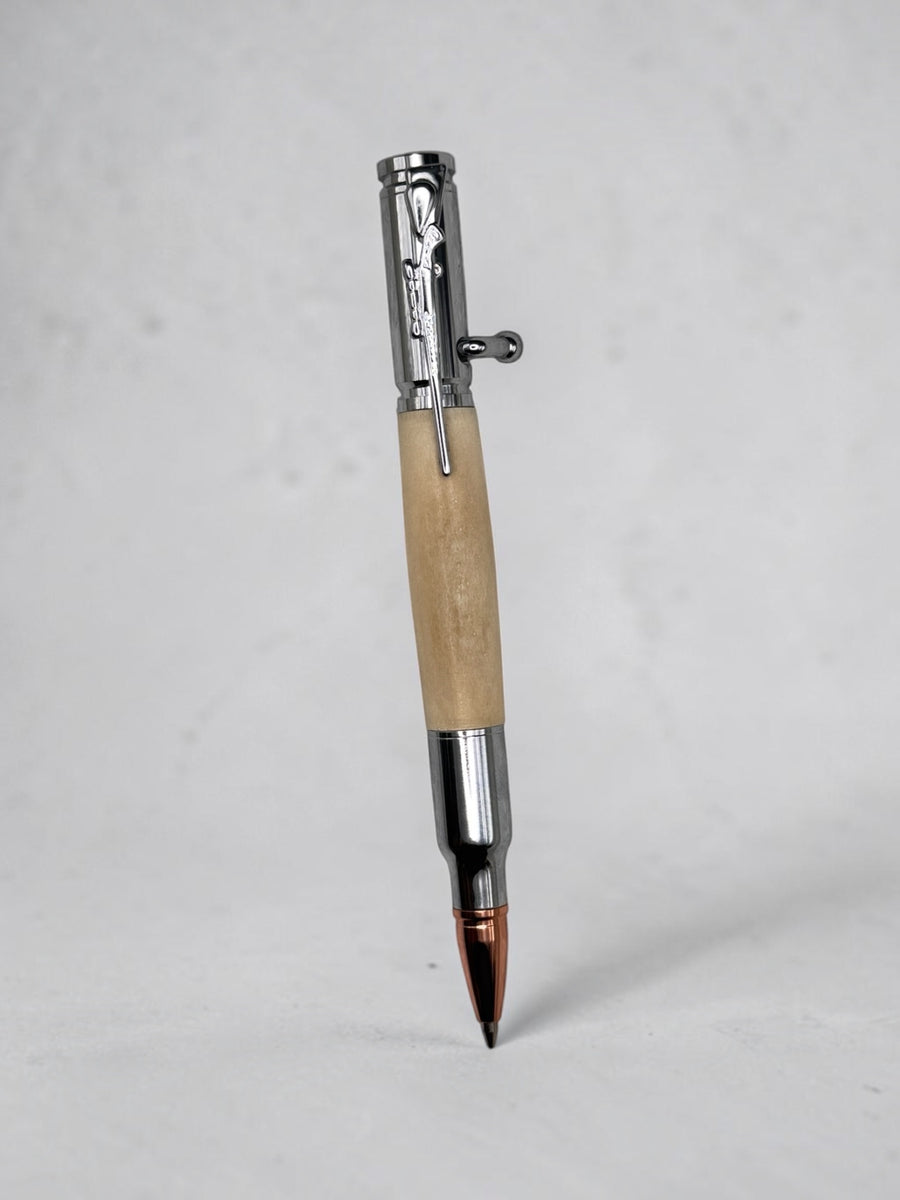 105 Deer Antler Bolt Action Pen