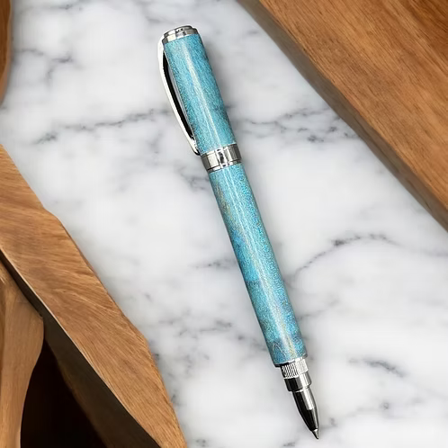 113  Dyed Maple Burl Graduate Rollerball Pen