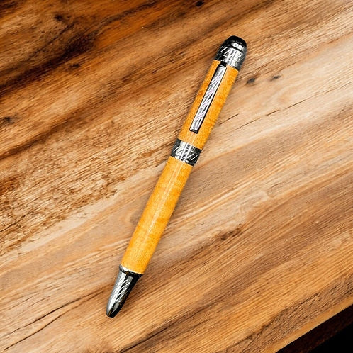 81 Figured Pyinma Cyclone style pen