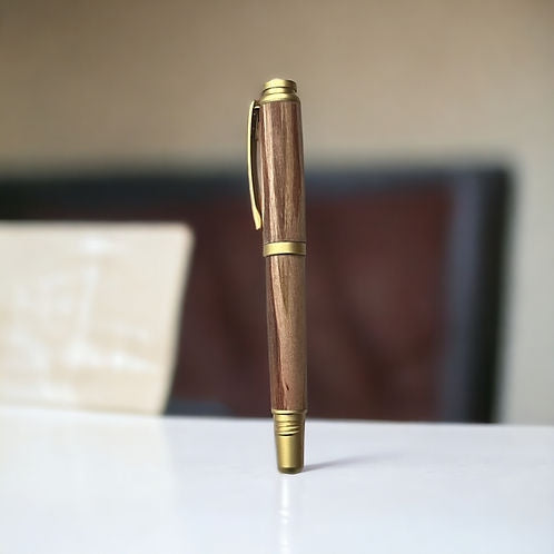 66 Commander rollerball pen made from Olive Wood from the Holy Land
